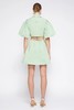 Jonathan Simkhai-AULORA COTTON POPLIN BALLOON SLEEVE MINI DRESS-SPRING GREEN-乔纳森·希姆凯-女装连衣裙-绿色 商品缩略图5