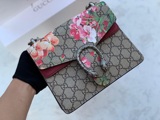 亏本清仓，古驰原厂皮天竺葵酒神包小号，无包装，不退换 商品图1