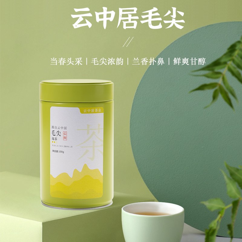 云中居 毛尖罐装100g