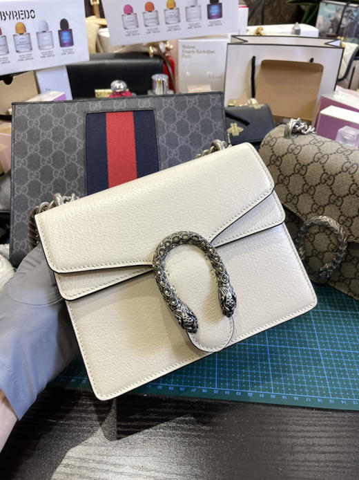 Gucci原厂皮酒神包全皮白色，亏本清，无包装不退换 商品图3