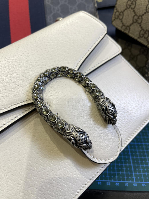 Gucci原厂皮酒神包全皮白色，亏本清，无包装不退换 商品图8