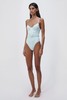 Jonathan Simkhai-Noa Solid Swimwear Bustier One Piece-Seafoam-乔纳森·希姆凯-女装-海泡蓝 商品缩略图3