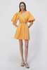 Jonathan Simkhai-AULORA COTTON POPLIN BALLOON SLEEVE MINI DRESS-ZINNIA-乔纳森·希姆凯-女装-橙色 商品缩略图2