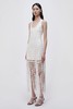 Jonathan Simkhai - Janette Cotton Mesh Midi Dress-Natural-乔纳森·希姆凯-女装-白色 商品缩略图1