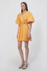Jonathan Simkhai-AULORA COTTON POPLIN BALLOON SLEEVE MINI DRESS-ZINNIA-乔纳森·希姆凯-女装-橙色 商品缩略图1