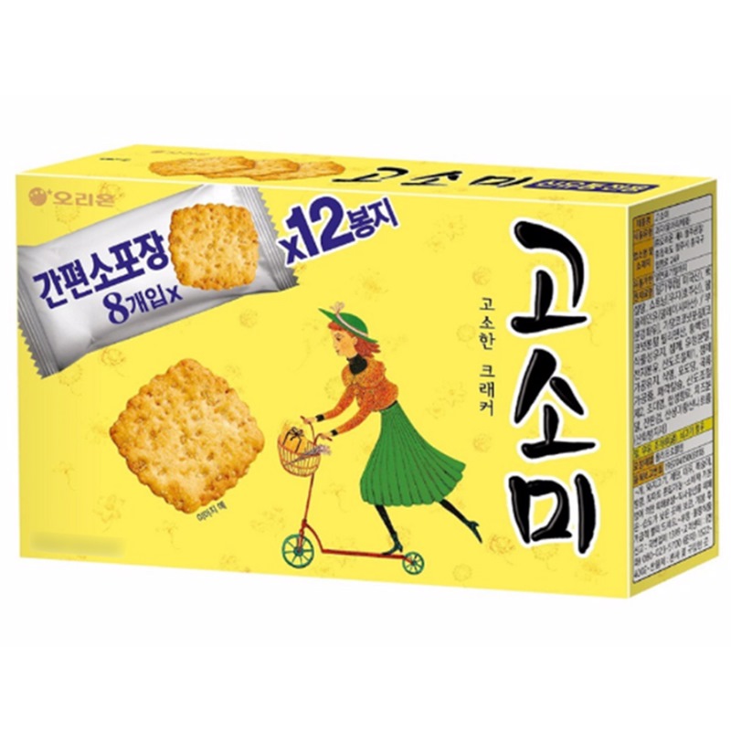 好丽友高笑美饼干216g오리온 고소미