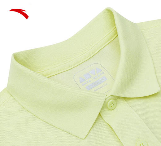 安踏圆领短袖POLO衫男2023夏季新款休闲修身翻领上衣152328150 商品图2