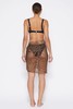 Jonathan Simkhai-Doris Crystal Mesh Cover-Ups Sarong Mini Skirt-Caraway-乔纳森·希姆凯-女装-棕色 商品缩略图5