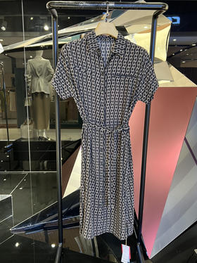 女士真丝环环相扣连衣裙