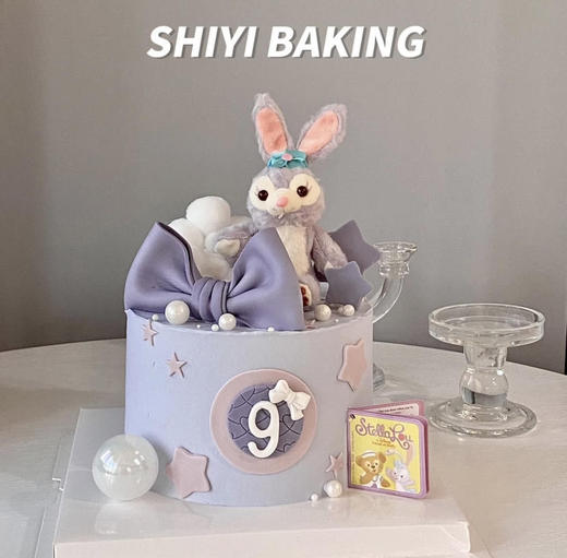 星黛兔蝴蝶结蛋糕（备注数字） 商品图0