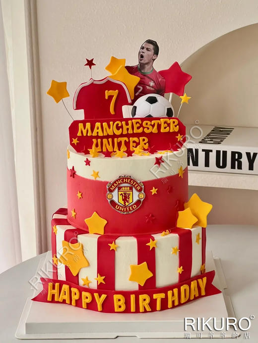 【球星定制B】翻糖鲜果奶油糕 商品图2