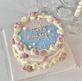 ins裱花唯美蛋糕