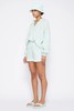 Jonathan Simkhai-Anneka Organic Cotton Gauze Relaxed Tie Front Blouse-Seafoam-乔纳森·希姆凯-女装-海泡蓝 商品缩略图2