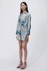 Jonathan Simkhai-ROMA MARBLE SATIN DRAPED FRONT MINI DRESS-LAGUNA MARBLE PRINT-乔纳森·希姆凯-女装-蓝印花 商品缩略图2