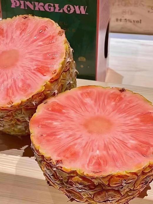 【进口专区】哥斯达黎加 粉菠萝 一盒一果独立包装单个1500克以上 商品图3