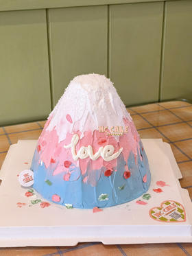 富士山/雪山造型蛋糕