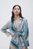 Jonathan Simkhai-ROMA MARBLE SATIN DRAPED FRONT MINI DRESS-LAGUNA MARBLE PRINT-乔纳森·希姆凯-女装-蓝印花 商品缩略图1