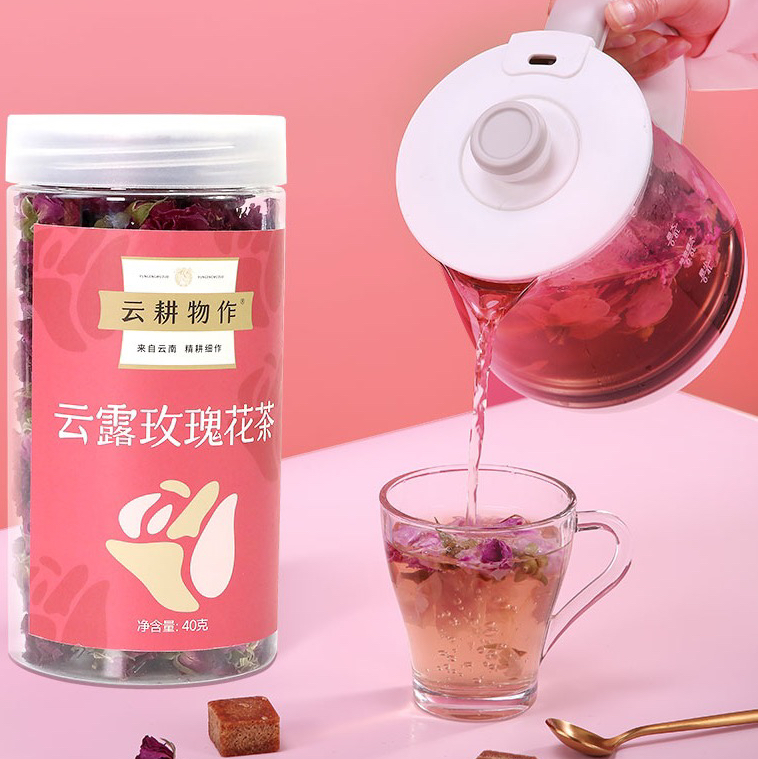 【云露玫瑰花茶】高山云露玫瑰花朵茶  40g/瓶