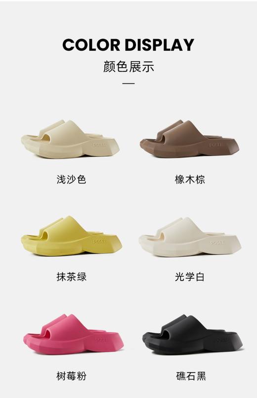 拖鞋朴西战车情侣厚底凉拖女士浴室防滑夏季潮流时尚户外拖鞋男 商品图2