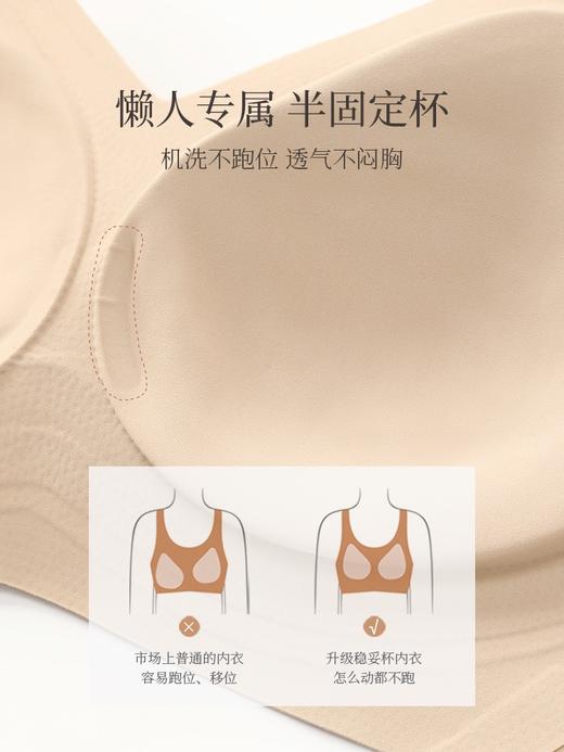 【强烈推荐】可调节肩带  防下垂大胸显小文胸内衣 红色新年【按身高+体重选尺码，卡码拍小】（建议手洗）#2305 商品图5