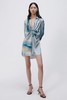 Jonathan Simkhai-ROMA MARBLE SATIN DRAPED FRONT MINI DRESS-LAGUNA MARBLE PRINT-乔纳森·希姆凯-女装-蓝印花 商品缩略图3