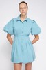 Jonathan Simkhai-CLEO COTTON POPLIN BALLOON PINTUCK MINI DRESS-CELESTE BLUE-乔纳森·希姆凯-女装-蓝色 商品缩略图1