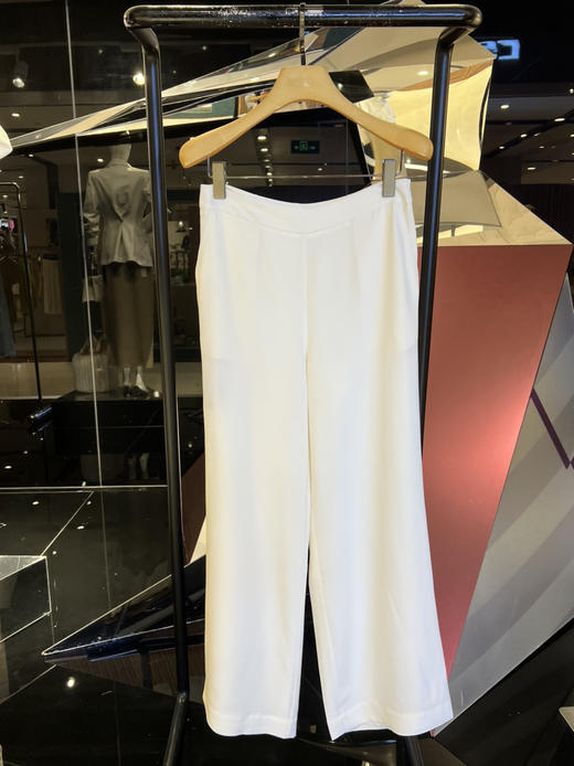 女士重绉真丝阔腿裤 商品图0