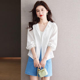夏季薄款外搭，新款透气长袖外套冰丝服上衣CC-J3412