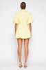 Jonathan Simkhai-CLEO COTTON POPLIN BALLOON PINTUCK MINI DRESS-LIMONCELLO-乔纳森·希姆凯-女装-黄绿色 商品缩略图5