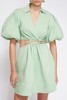 Jonathan Simkhai-AULORA COTTON POPLIN BALLOON SLEEVE MINI DRESS-SPRING GREEN-乔纳森·希姆凯-女装连衣裙-绿色 商品缩略图1