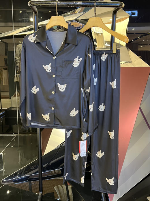 女士重磅真丝睡衣套装 商品图0