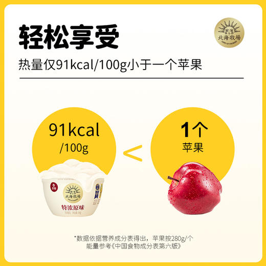 北海牧场0蔗糖原味酸奶140g 商品图2