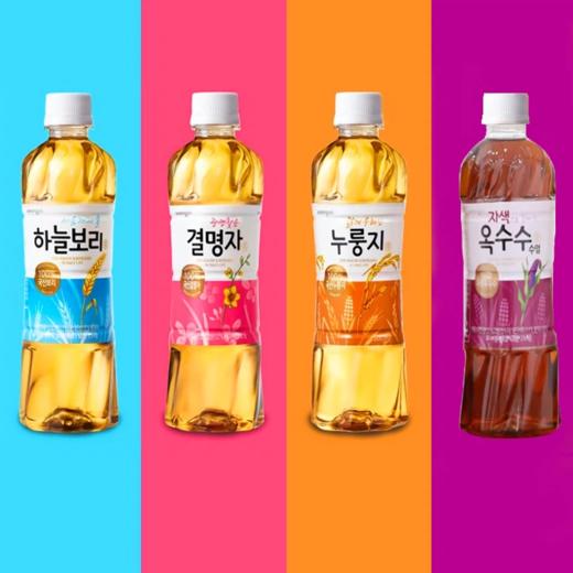 韩国WOONJIN紫玉米味饮料/大麦味饮料500ml 清甜爽口醇厚茶香 023816/023817 商品图0