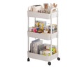 「数款可选！告别杂乱」小推车置物架落地多层 居家日用卧室厨房用品宿舍床头零食卫生间浴室收纳整理储物架 商品缩略图4