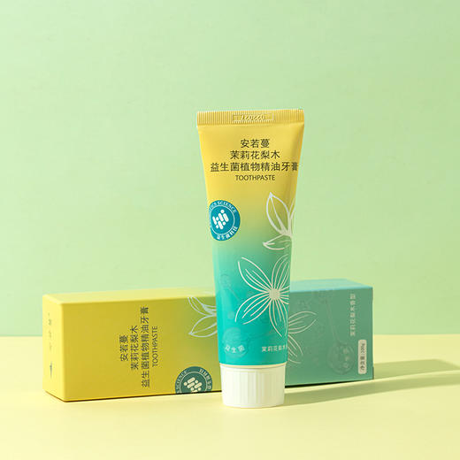 安若蔓 茉莉花梨木益生菌植物精油牙膏 100g 商品图0
