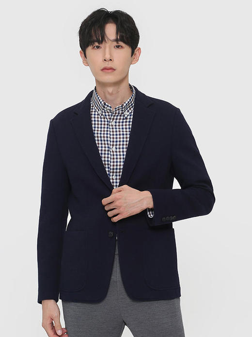 callisto藏青弹力针织针织便西 FRFJK153Y 商品图0