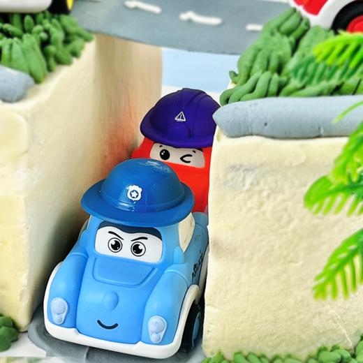 烤爱·生日蛋糕系列·汽车总动员·奶油·可爱儿童聚会生日节日【仅限深圳同城配送】 商品图1