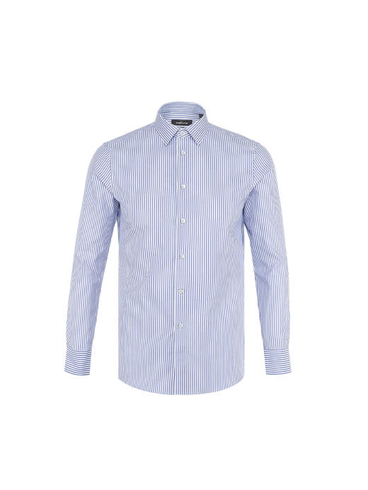 callisto蓝鱼骨巴朗斯条纹全棉意式领衬衫  SRSTL045C 商品图4