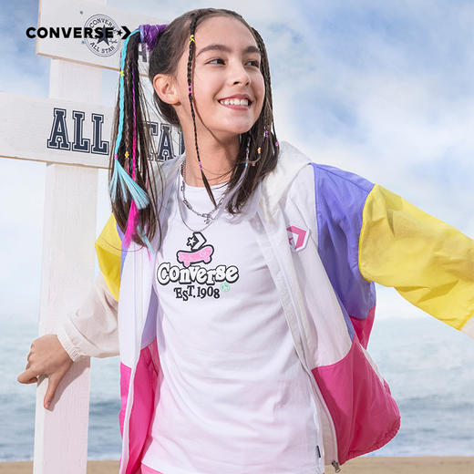 CONVERSE 夏 大童小童婴童 短袖T恤 CNVG-TE-D635 商品图0