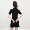 西遇学院风连衣裙女夏季新款POLO领收腰显瘦气质修身短裙10930660 商品缩略图3