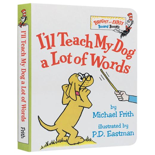 我教狗狗很多词 英文原版 I'll Teach My Dog a Lot of Words 苏斯博士 启蒙纸板书撕不烂单词汇学习100个单词 商品图1