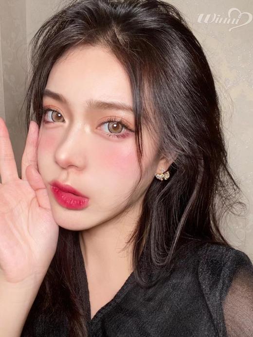 winni&milcacon年抛系列焦糖脆脆棕美瞳 直径14.5着色14.0 韩国产 商品图8