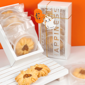 烤爱·基础款·曲奇系列·牛油太阳花曲奇·原味·下午茶 全国配送（偏远地区除外）