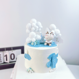 烤爱·小金牛·生日蛋糕系列·多口味可选·可爱儿童聚会生日节日【仅限深圳同城配送】