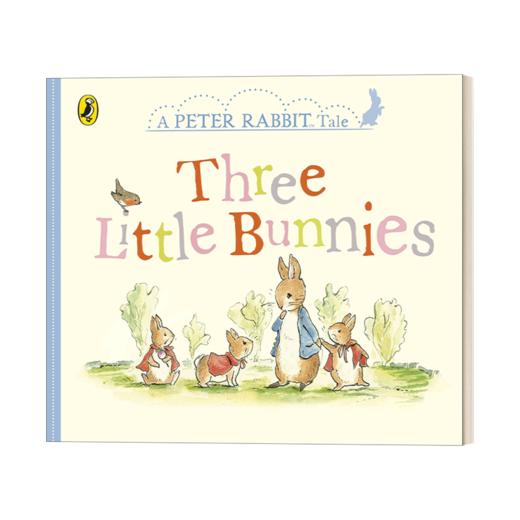 英文原版 Peter Rabbit Tales - Three Little Bunnies 彼得兔的故事 三只小兔子 纸板书 英文版 进口英语原版书籍 商品图1