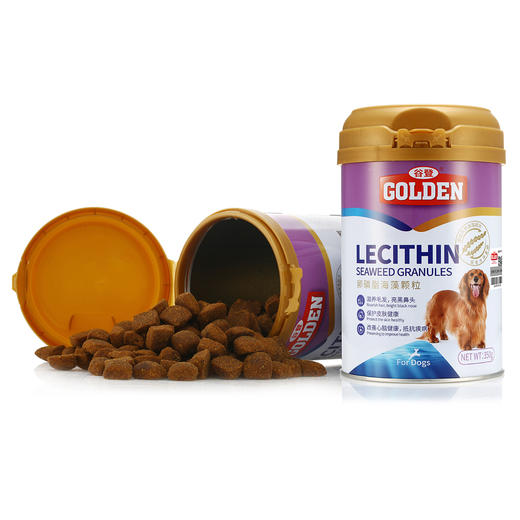 谷登宠物卵磷脂海藻颗粒幼犬滋养毛发鼻头狗狗 商品图3