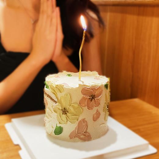 烤爱·生日蛋糕系列·优雅油画风·花束蛋糕·多口味可选·女神节日情侣聚会生日节日【仅限深圳同城配送】 商品图0
