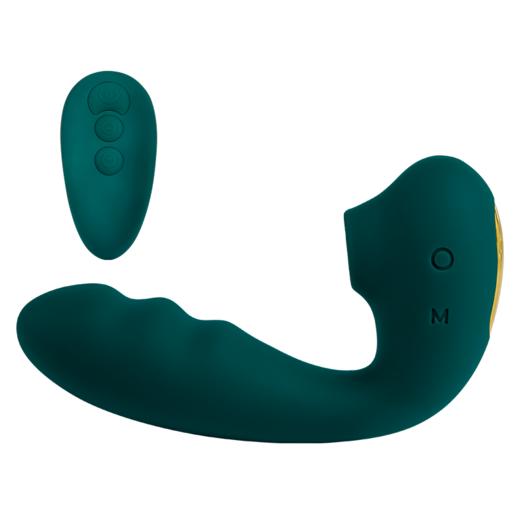 【弯曲震动+吮xi！！】司沃康塔娜系列加温遥控震动吮xi可弯曲棒子女用 商品图4