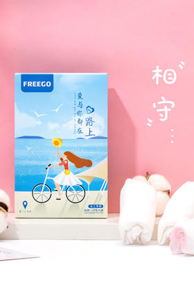 Freego女式纯棉一次性内裤盒装  5条/盒