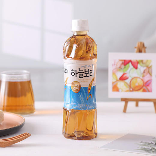 韩国WOONJIN紫玉米味饮料/大麦味饮料500ml 清甜爽口醇厚茶香 023816/023817 商品图1